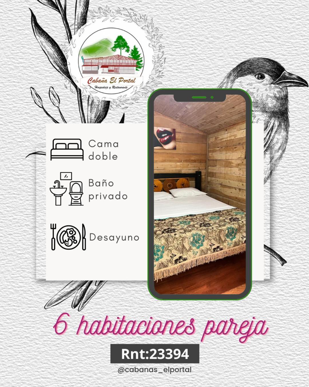 Cabanas El Portal Santa Rosa de Cabal Exterior foto